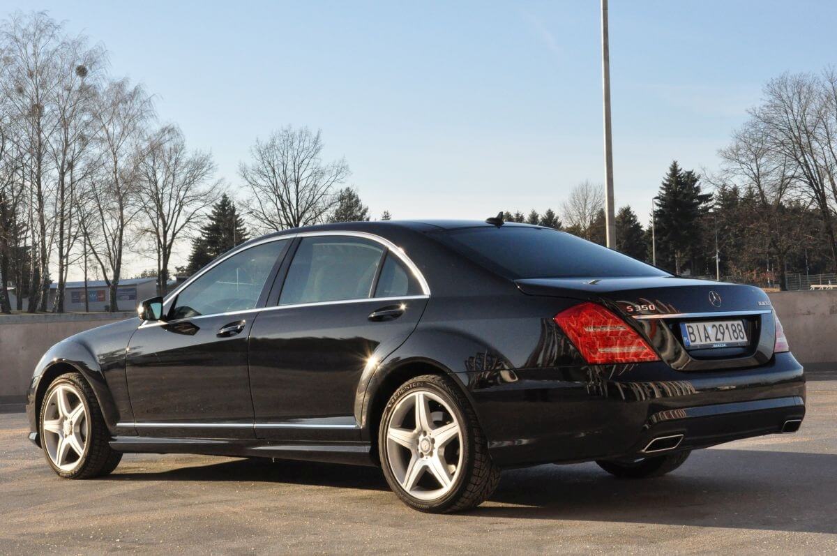 Bok mercedes s350cdi amg auta do ślubu Białystok