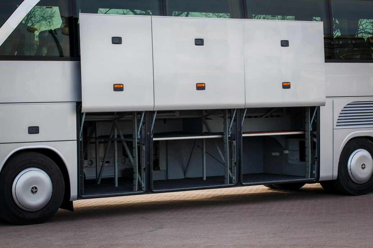 Bagażnik w busie setra 416 hdh Białystok